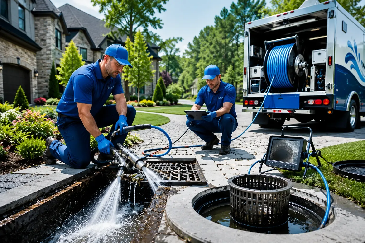 Local outdoor drain cleaning professionals in Earth, TX
