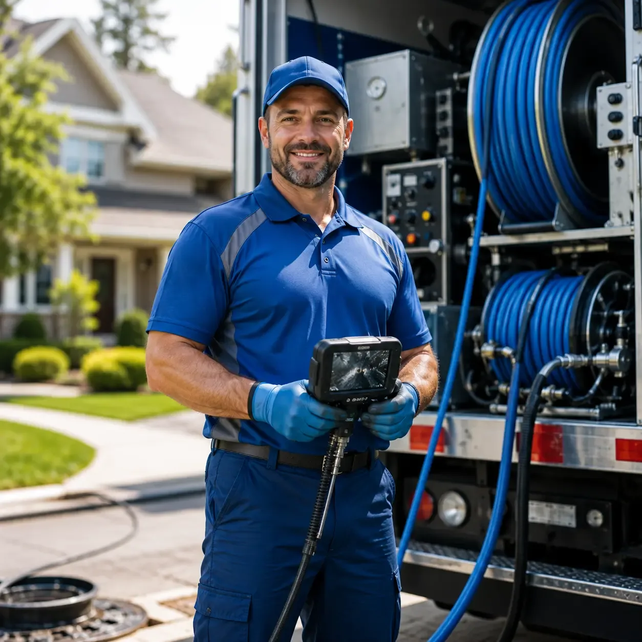 Local outdoor drain cleaning specialists in Earth, TX